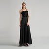 Pleated Bodice Maxi