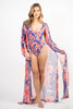 Rouched Sleeves Coverup - Cenia New York