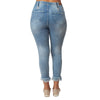 Fashion Style Fringed Leg Jeans - Ceniajeans