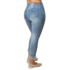 Fashion Style Fringed Leg Jeans - Ceniajeans