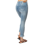 Fashion Style Fringed Leg Jeans - Ceniajeans