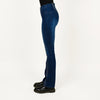 Laced Up Leg Print Insert Skinny - Ceniajeans